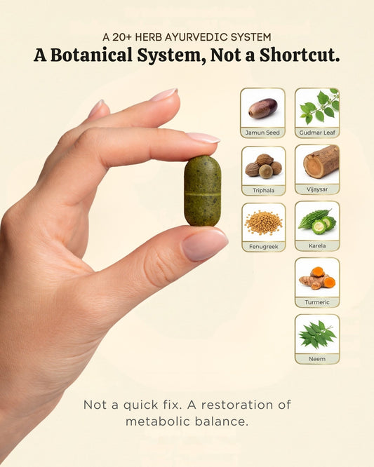 Madhunaśa — Ayurvedic Glucose Balance & Metabolic Support