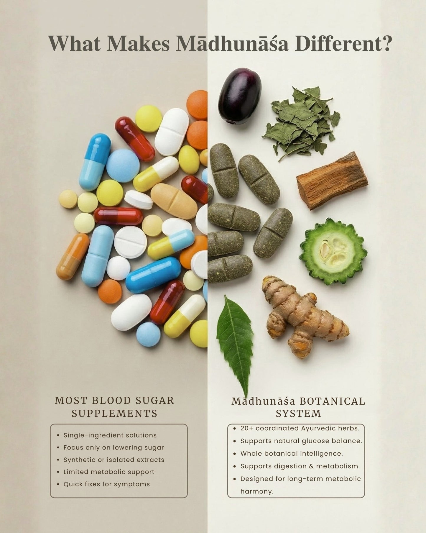 Madhunaśa — Ayurvedic Glucose Balance & Metabolic Support